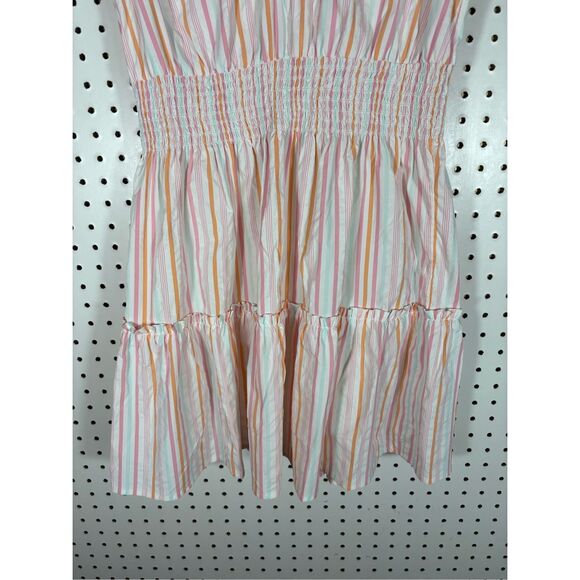 Vineyard Vines Performance Harbor Neon Rosa Smocked Mini Dress size XS - Picture 3 of 9